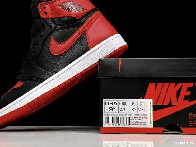 Chep Onekick Jordan Home OG Retro 861428-061 To Air Homage 1 High 0825